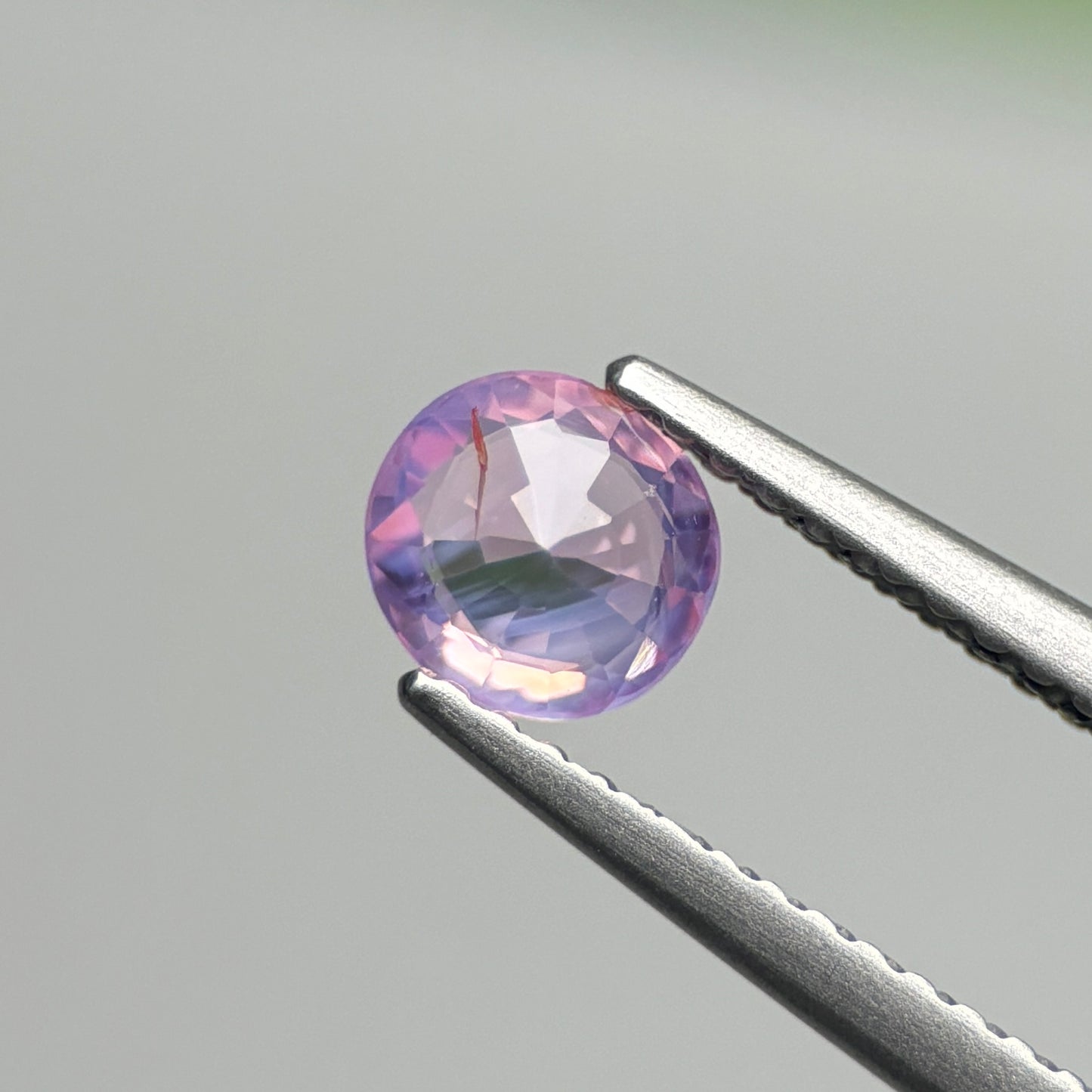 0.61 ct Natural Pink Milky Sapphire Vietnam. Cushion Shape.