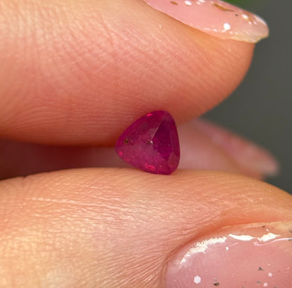 0.45ct Natural Pink Milky Sapphire Vietnam.