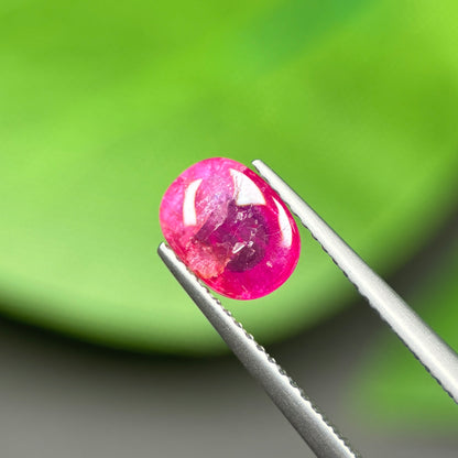 2.13ct Natural Ruby Cacbochon Viet Nam. No treatment Ruby Luc Yen.