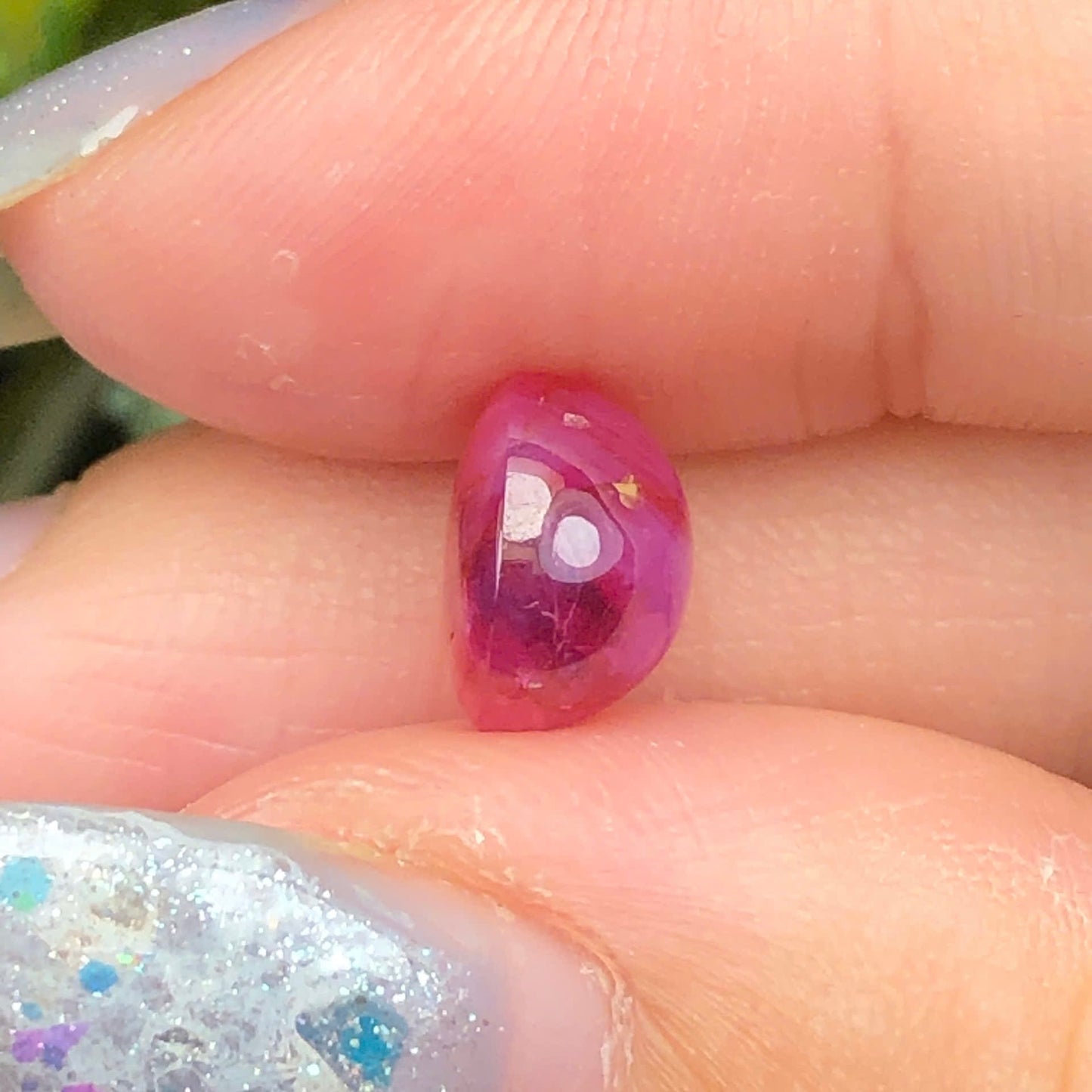 3,58ct Natural Pink Cacbochon Sapphire Viet Nam. No Treatment Sapphire Luc Yen.