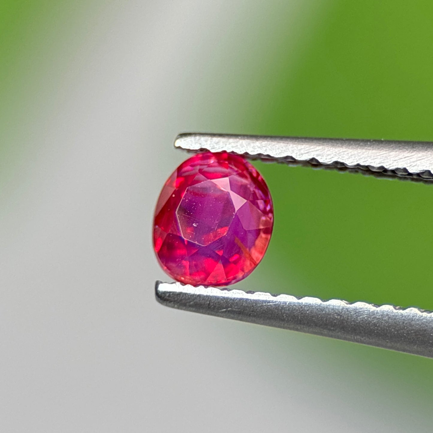 0.59 ct Natural Pink Milky Sapphire Vietnam. Cushion Shape. No Treatment.