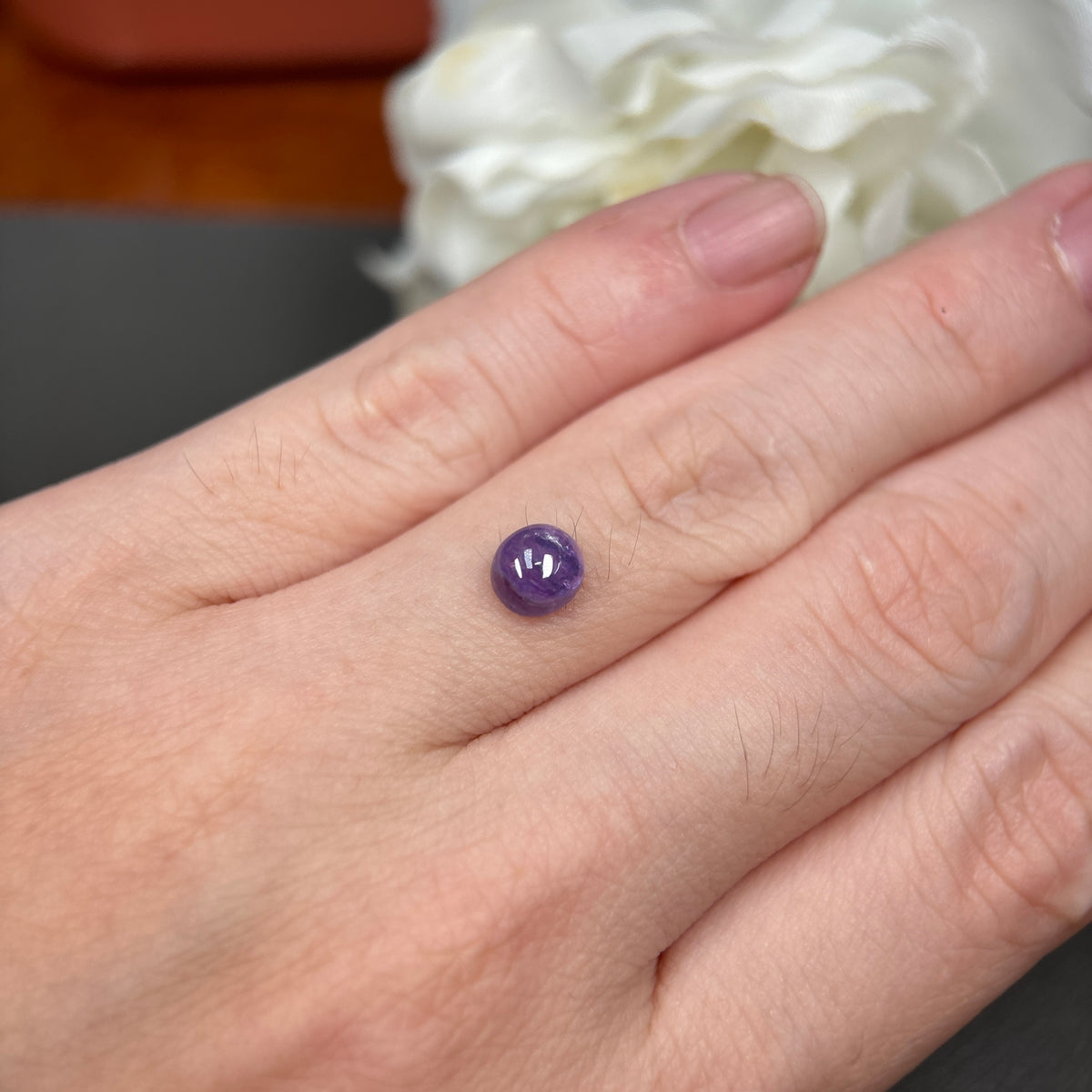 1,69ct Natural Purple Cacbochon Sapphire Viet Nam. No Treatment Sapphire Luc Yen.