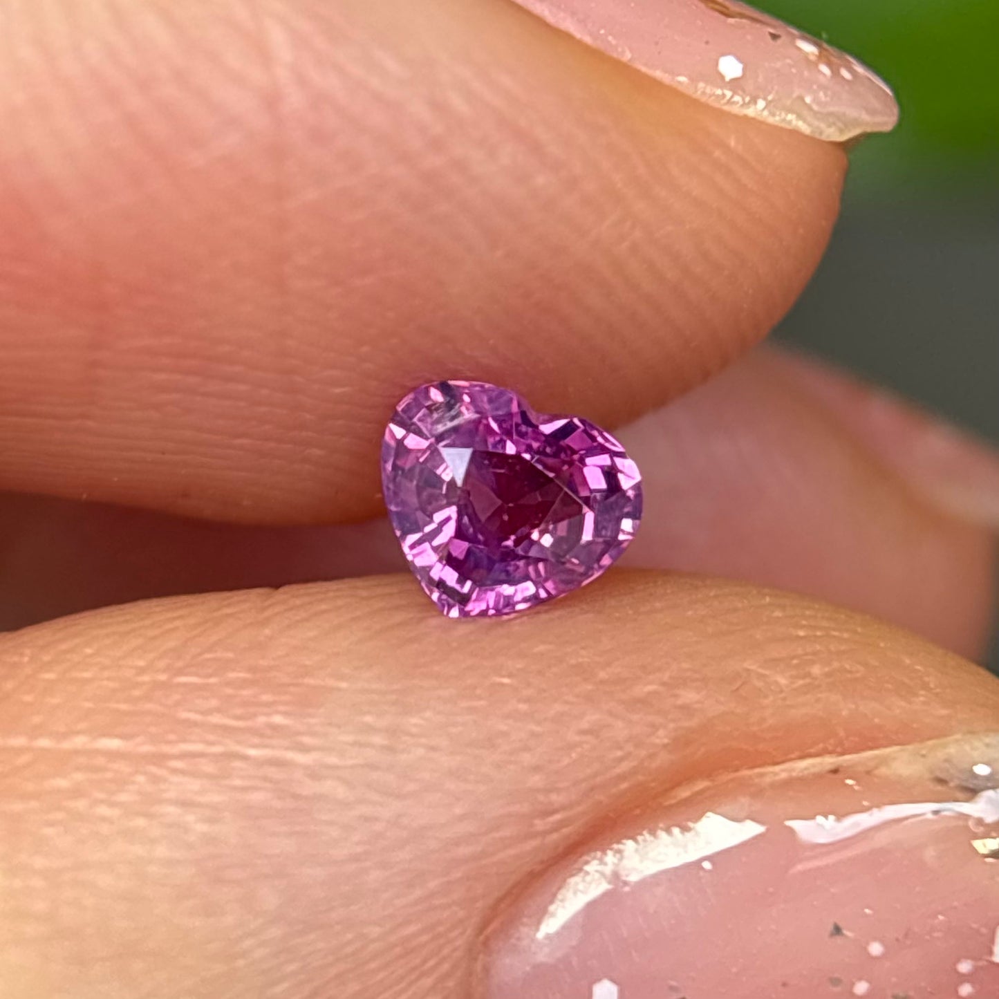 0.38ct Natural Pink Milky Sapphire Vietnam.