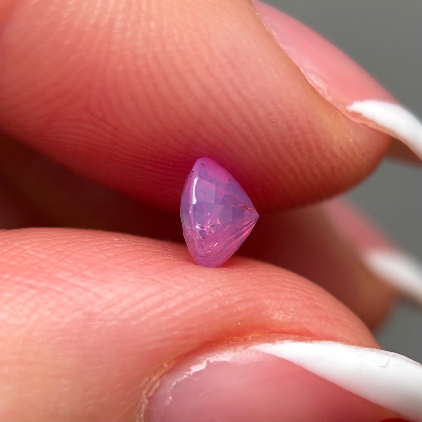 0.91ct Natural Milky Padparadscha Sapphire Vietnam