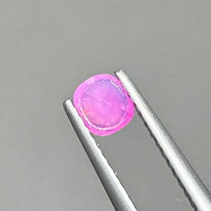 0,43ct Natural Pink Milky Sapphire Viet Nam. Cushion Shape. No Treatment Milky Sapphire Luc Yen.