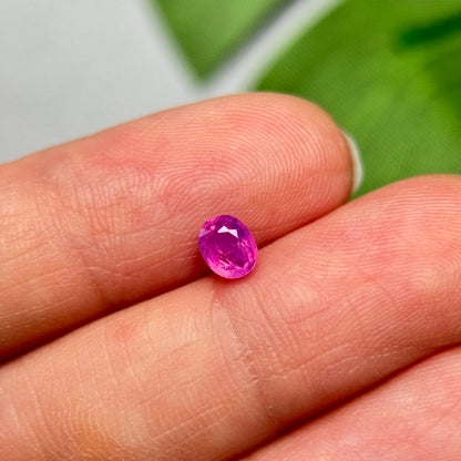 0.54ct Natural Pink Milky Sapphire Vietnam.