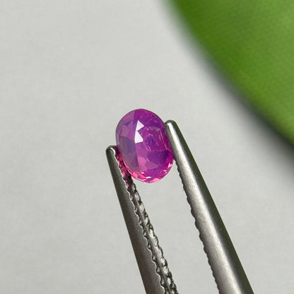 0.54ct Natural Pink Milky Sapphire Vietnam.