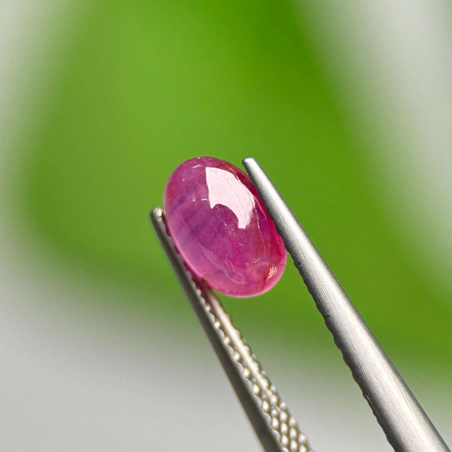 1.12ct Natural Pink Cacbochon Sapphire Viet Nam. No treatment.