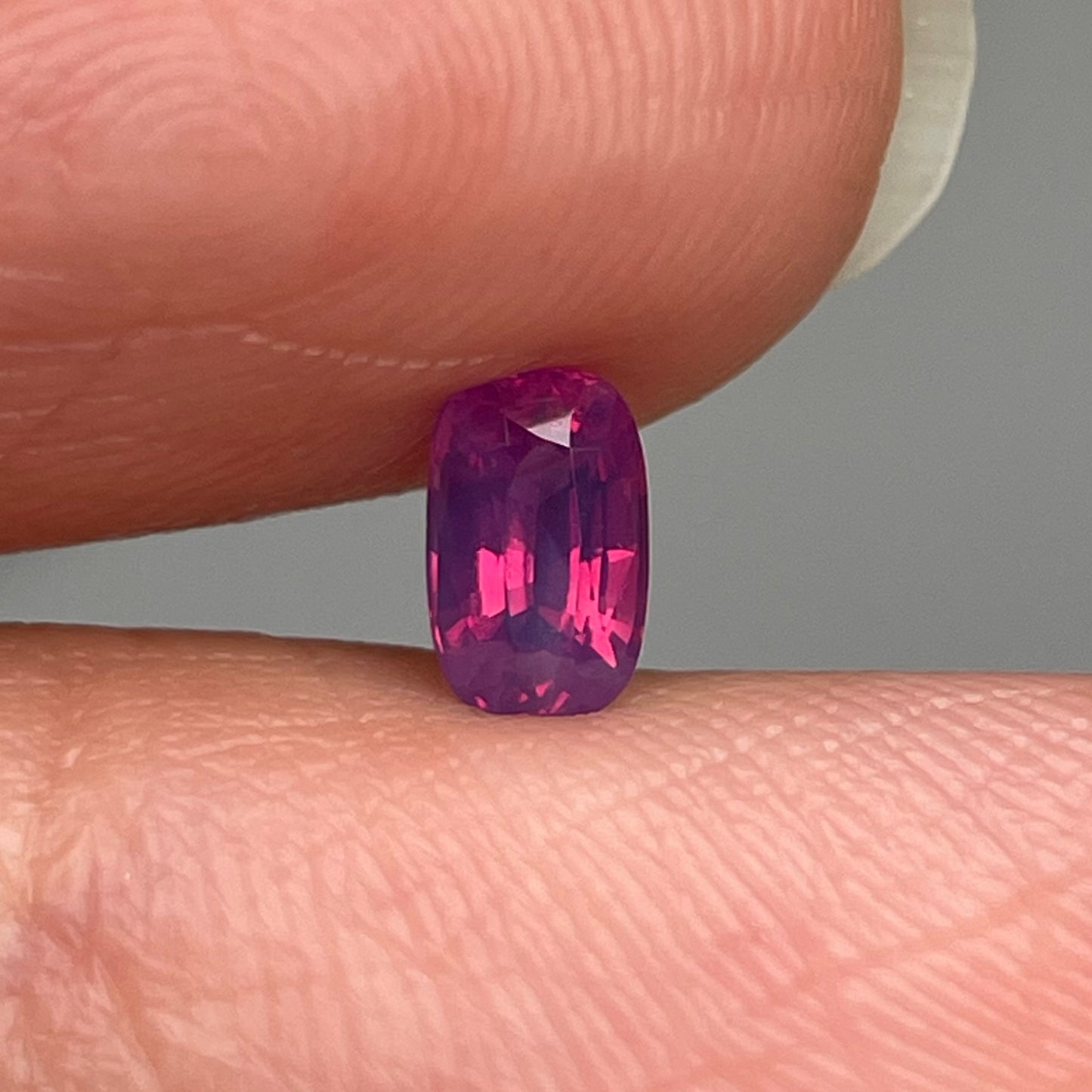 0.39ct Natural Pinkish Purple Milky Sapphire Vietnam