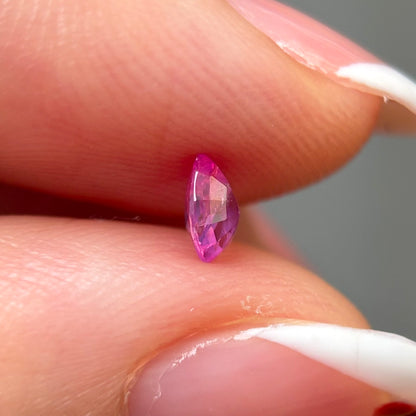 0.33ct Natural Milky Pink Sapphire Vietnam
