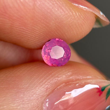 0.54ct Natural Pink Milky Sapphire Vietnam.