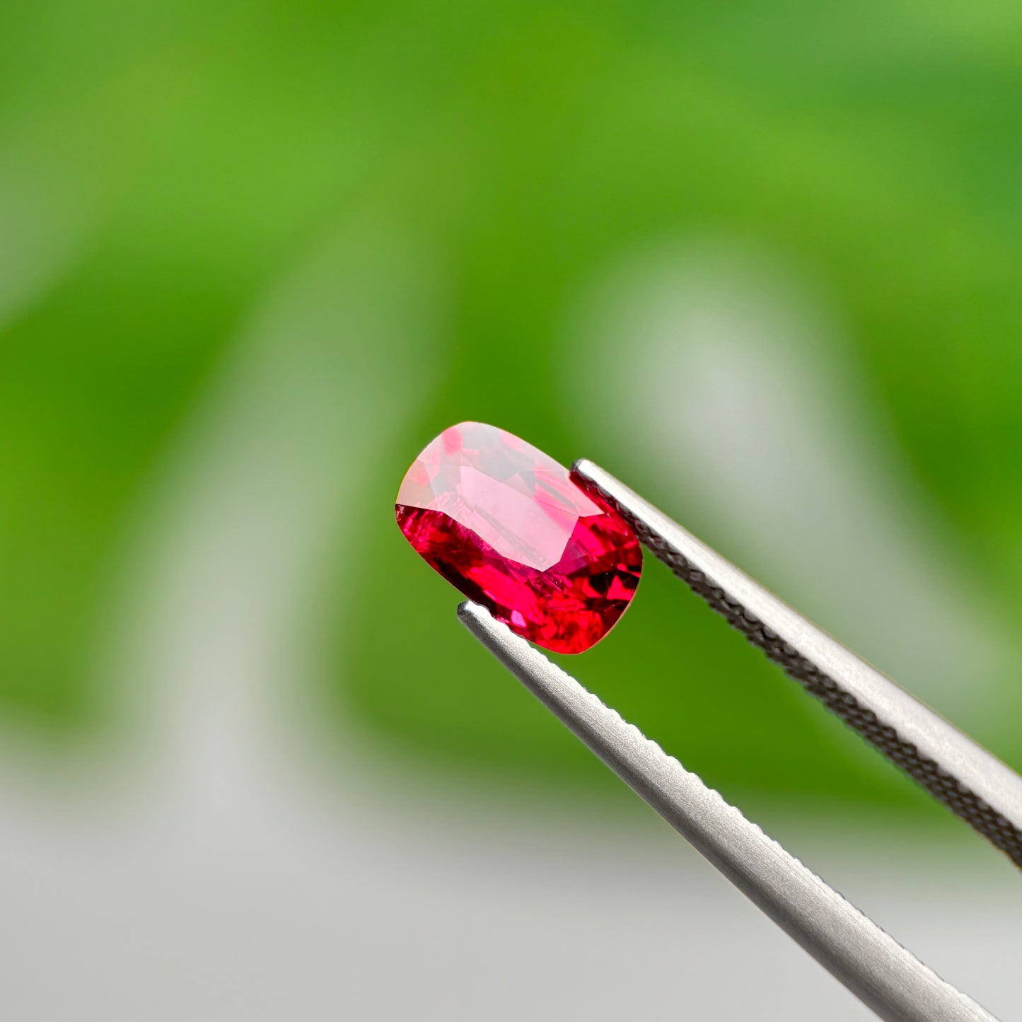 1.54 ct Natural Red Spinel Vietnam. Cushion Shape. No Treatment.