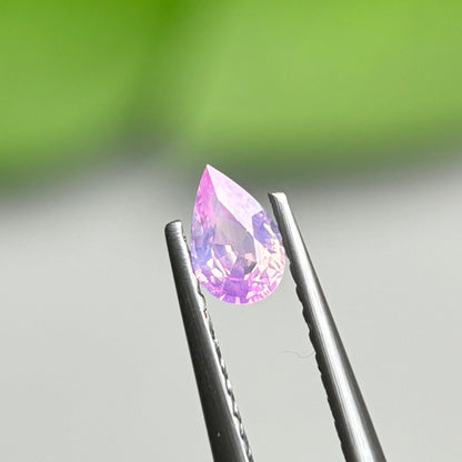 0,32ct Natural Pink Milky Sapphire Vietnam. Pear Shape. No Treatment Milky Sapphire Luc Yen.