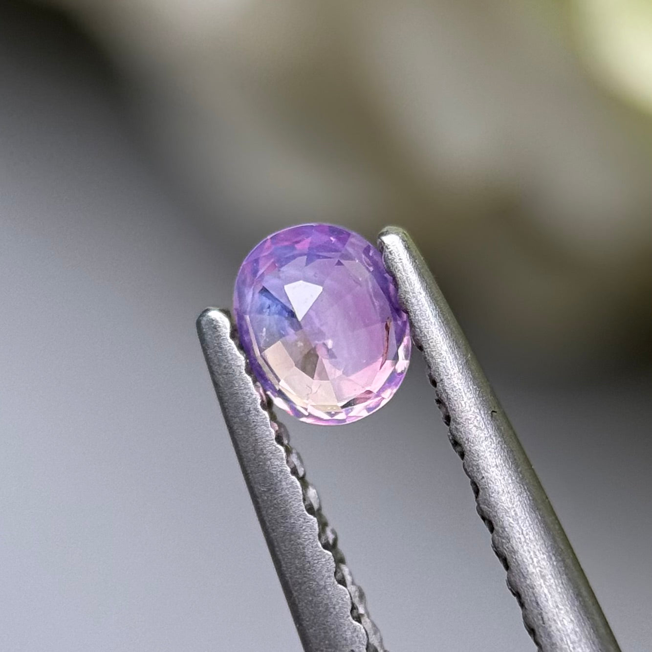 0.41ct Natural Pinkish Purple Milky Sapphire Vietnam.