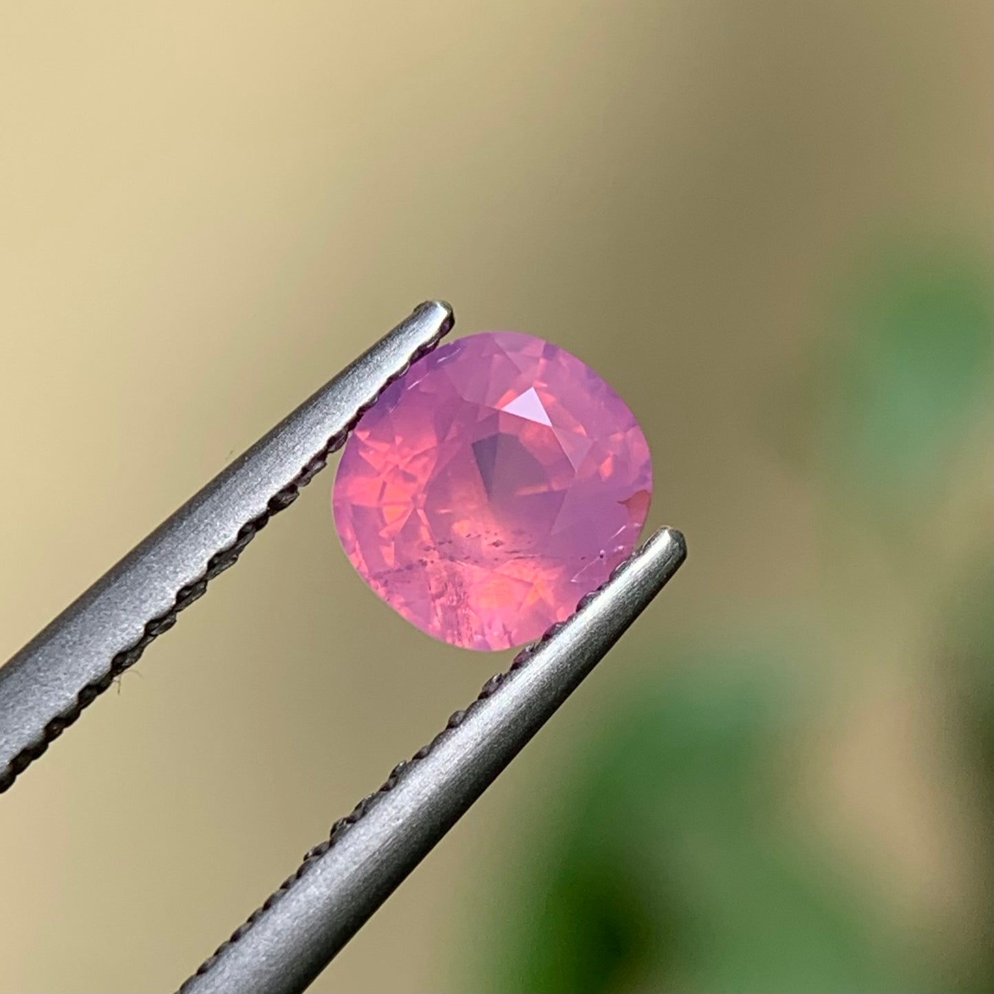 1.21ct Natural Pink Milky Sapphire Vietnam.