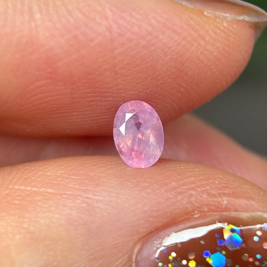 0.38ct Natural Pink Milky Sapphire Vietnam.