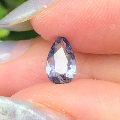 0,82ct Natural Gray Spinel Viet Nam. Pear Shape. No Treatment Spinel Luc Yen.