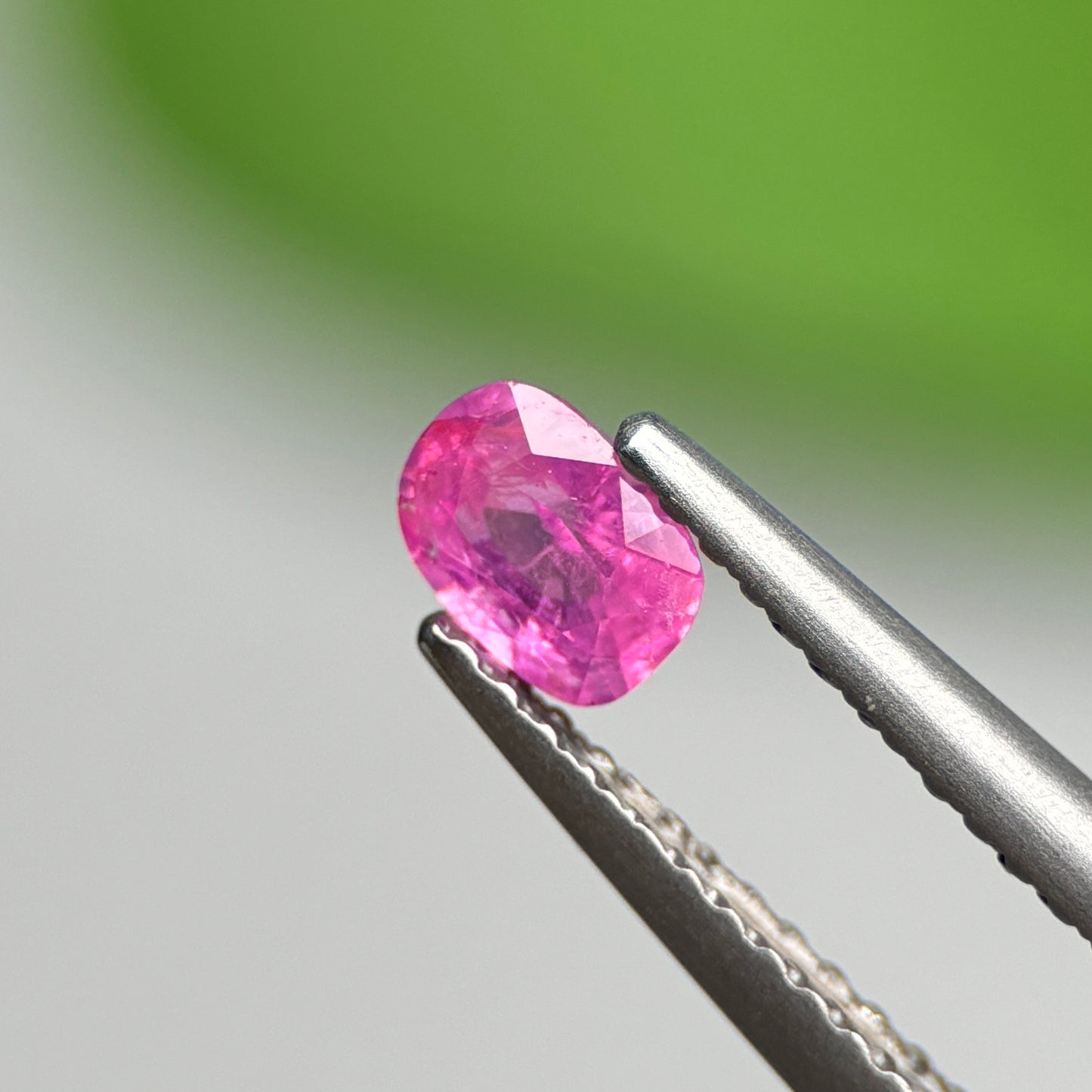 0.37 ct Natural Pink Milky Sapphire Vietnam. Cushion Shape.