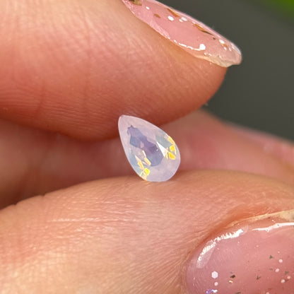 0.28ct Natural White Milky Sapphire Vietnam.