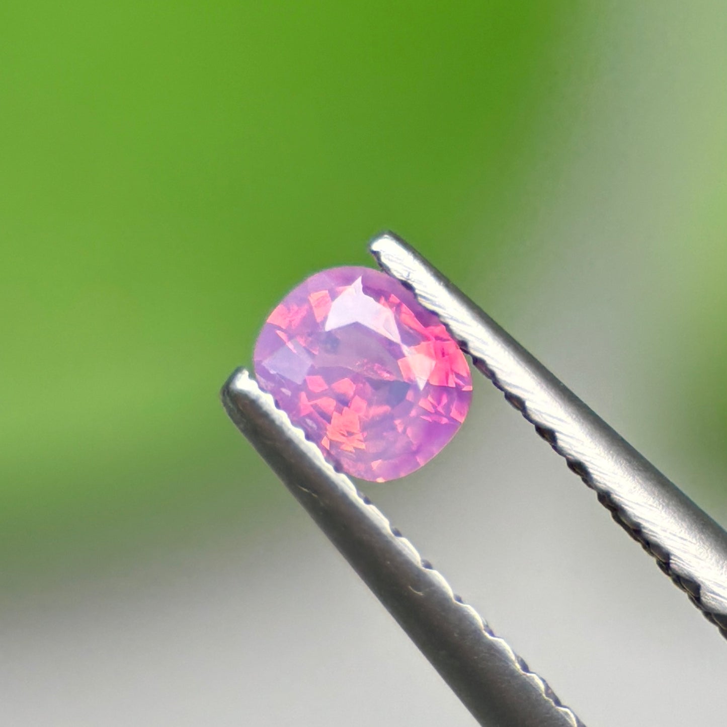 0,29ct Natural Pink Milky Sapphire Vietnam. Cushion Shape. No Treatment Milky Sapphire Luc Yen.