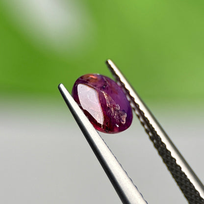 1.38ct Natural Purple Cacbochon Sapphire Viet Nam. No treatment.