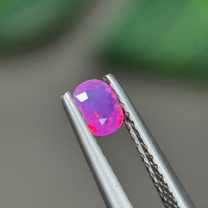 0.35 ct Natural Pink Milky Sapphire Vietnam. Cushion Shape. No Treatment.