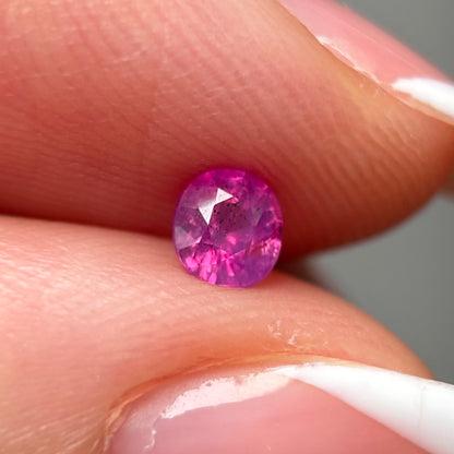 0.30ct Natural Milky Pink Sapphire Vietnam