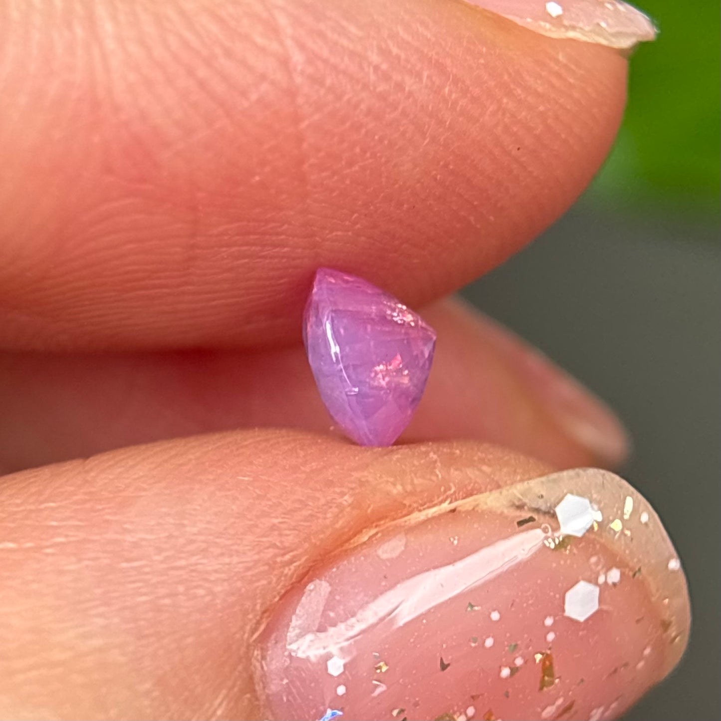 0.86ct Natural Pink Milky Sapphire Vietnam.
