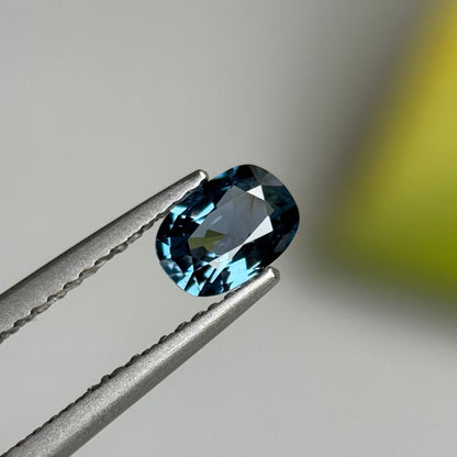 0.62 ct Natural Dark Green Spinel Vietnam. Cushion Shape.