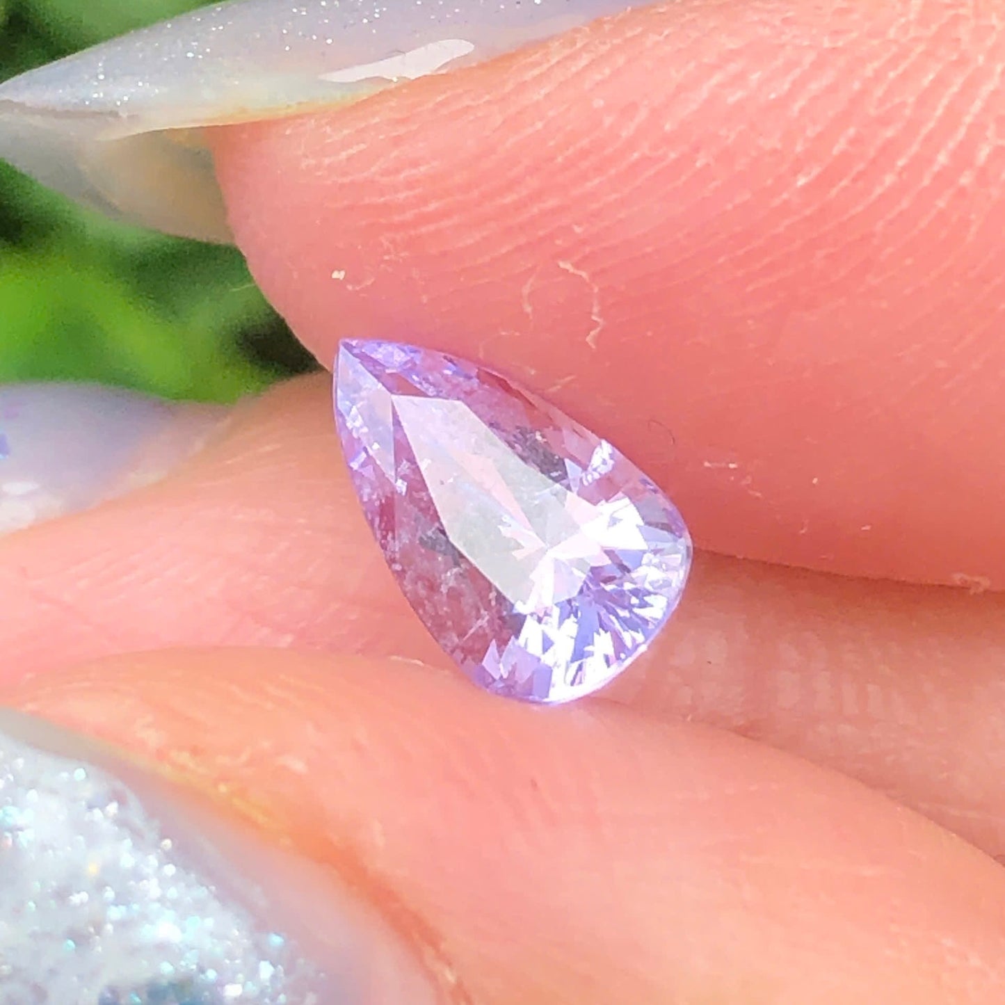 1,03ct Natural Lavender Spinel Viet Nam. Pear Shape. No Treatment Spinel Luc Yen.