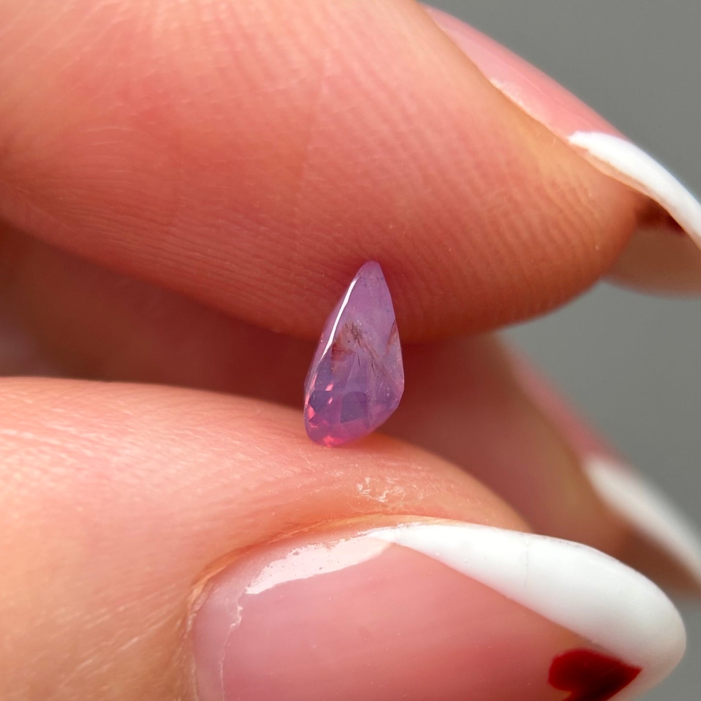 0.51ct Natural Milky Padparadscha Sapphire Vietnam