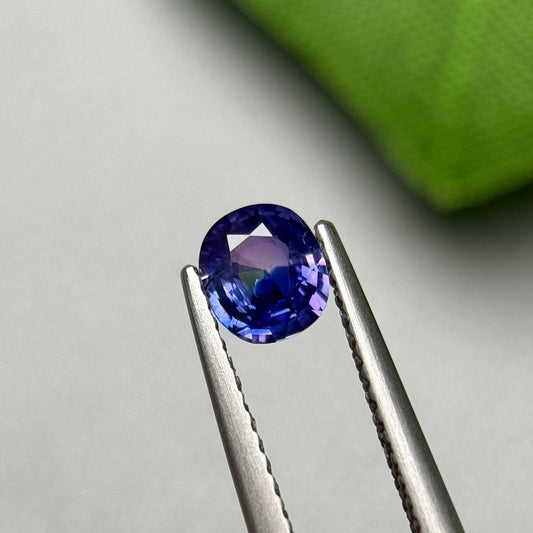 0.55ct Natural Blue Milky Sapphire Vietnam.