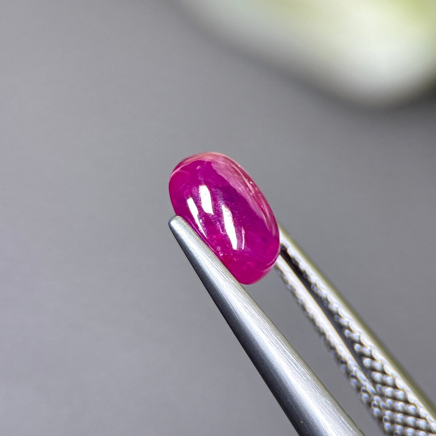 1.43ct Natural Ruby Cacbochon Viet Nam. No treatment Ruby Luc Yen.