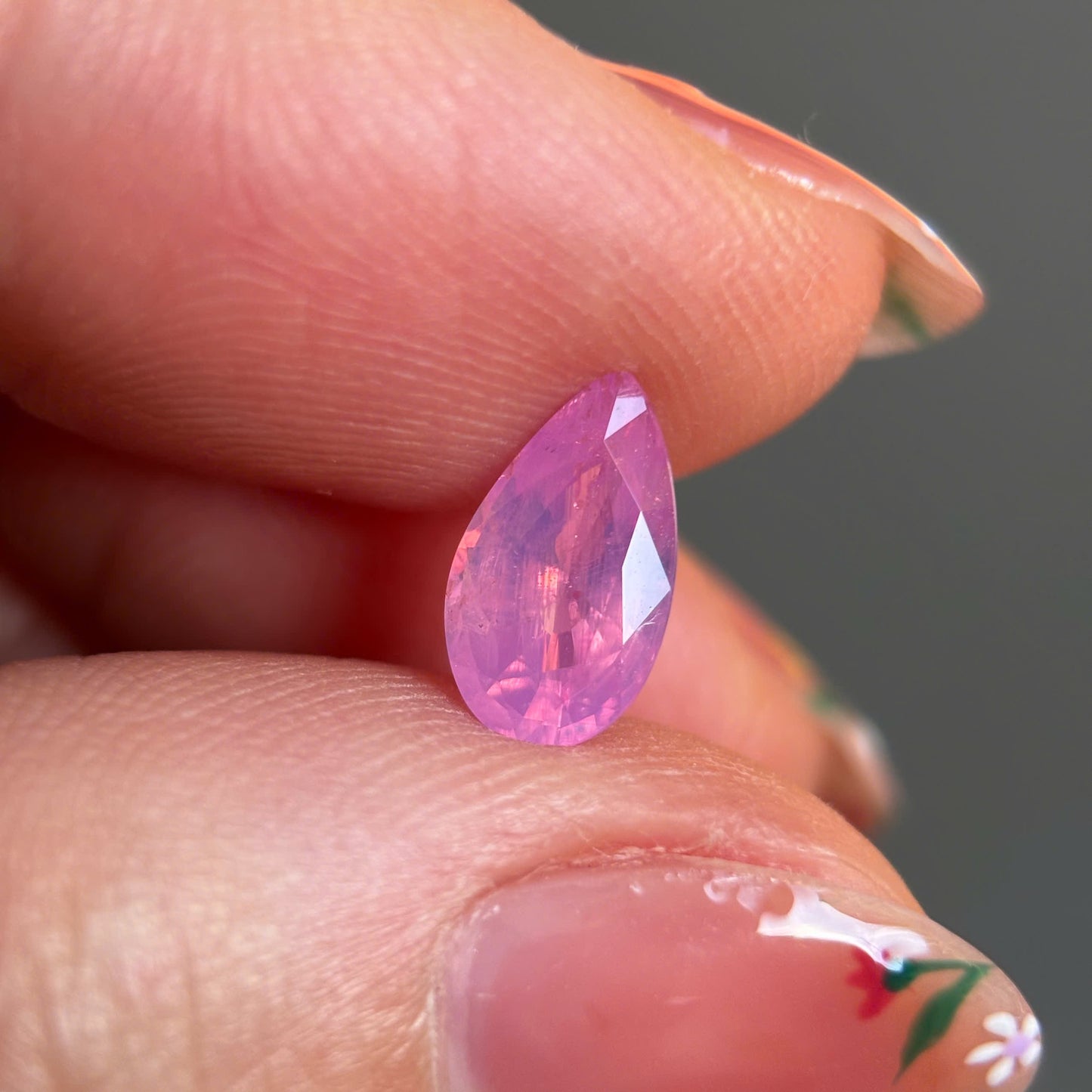 1.33ct Natural Milky Pink Sapphire Vietnam