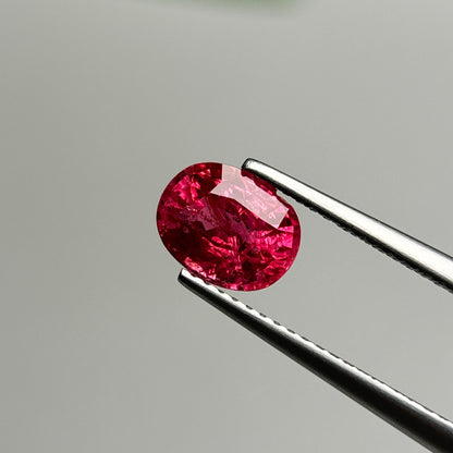 1.66ct Natural Brownish Orange Spinel Vietnam. Cushion Shape.