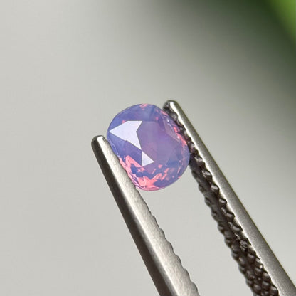 0.63ct Natural Pinkish Purple Milky Sapphire Vietnam.