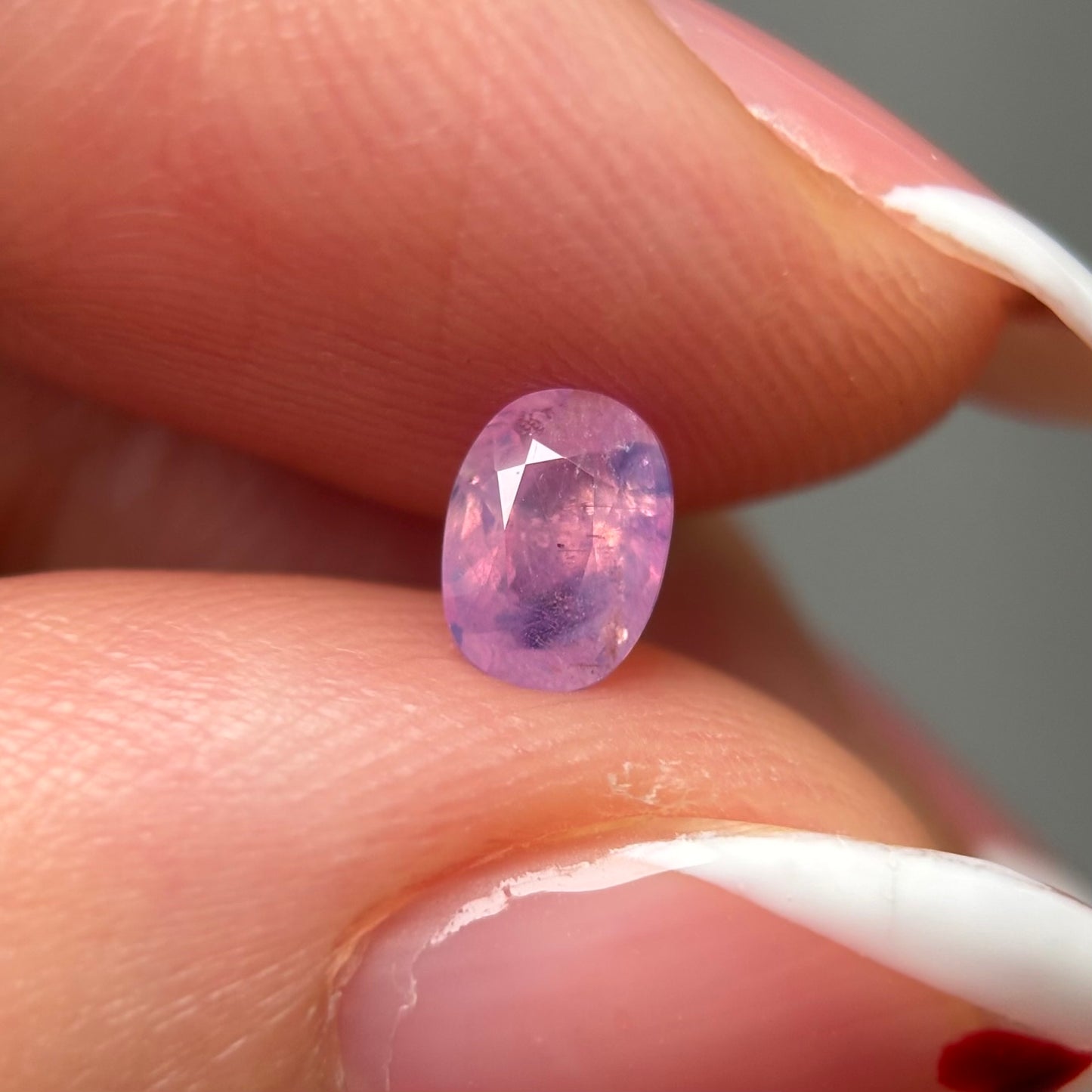 0.60ct Natural Milky Pink Sapphire Vietnam