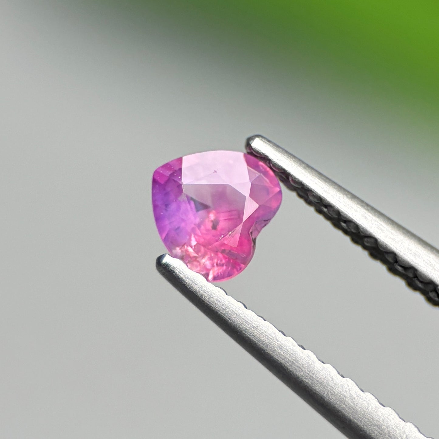 0.39ct Natural Pink Milky Sapphire Vietnam. Heart Shape. No Treatment