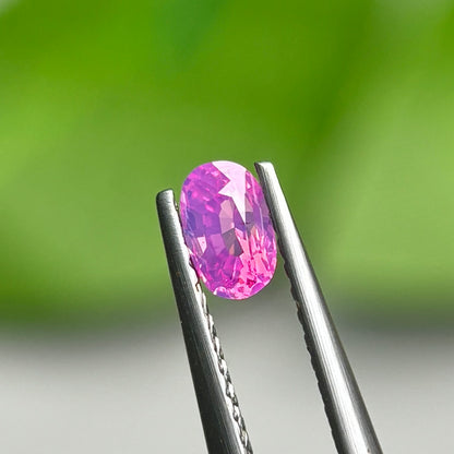 0,33ct Natural Pink Milky Sapphire Vietnam. Cushion Shape. No Treatment Milky Sapphire Luc Yen.