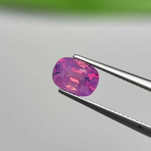2.52ct Natural Purplish Pink Milky Sapphire Vietnam.
