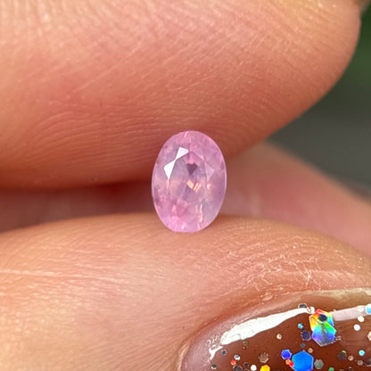 0.38ct Natural Pink Milky Sapphire Vietnam.