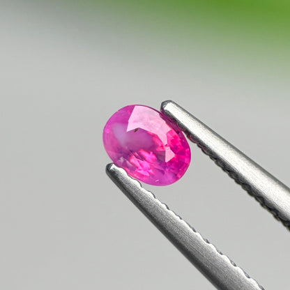 0.30 ct Natural Pink Milky Sapphire Vietnam. Cushion Shape.
