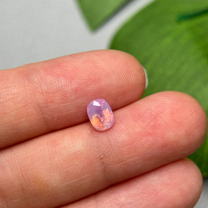 0.81ct Natural Pink Milky Sapphire Vietnam.