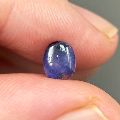 1,22ct Natural Blue Milky Cacbochon Sapphire Viet Nam. No Treatment Sapphire Luc Yen.
