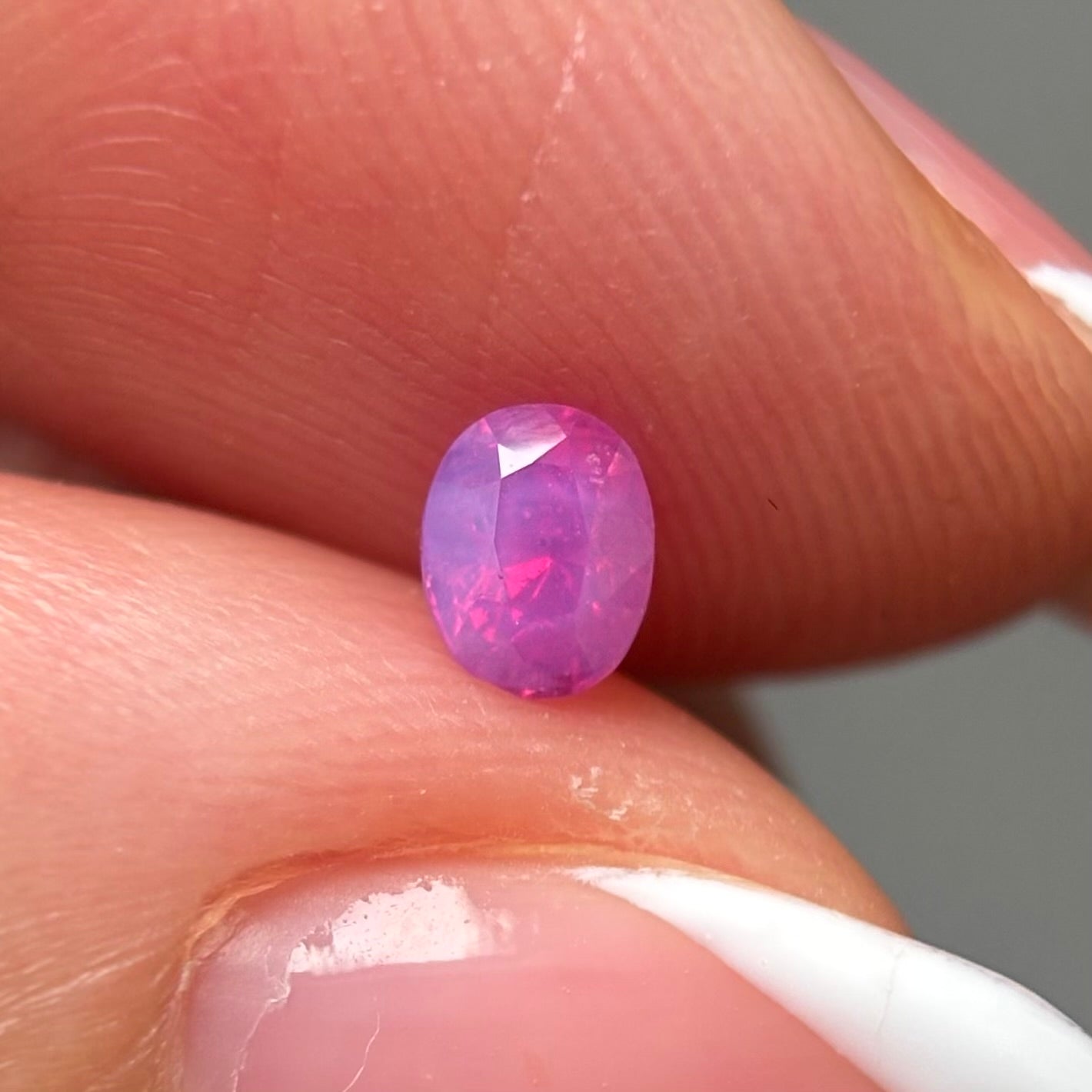 0.40ct Natural Milky Pink Sapphire Vietnam