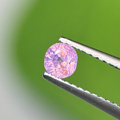 0.37 ct Natural Pink Milky Sapphire Vietnam. Cushion Shape. No Treatment.