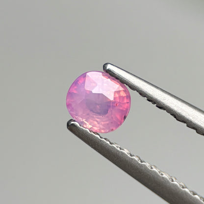 0.46 ct Natural Pink Milky Sapphire Vietnam. Cushion Shape.