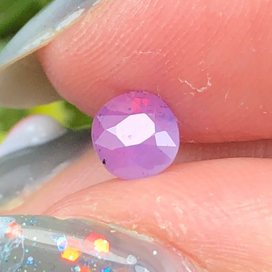 0,50ct Natural Pink Milky Sapphire Vietnam. Cushion Shape. No Treatment Milky Sapphire Luc Yen.