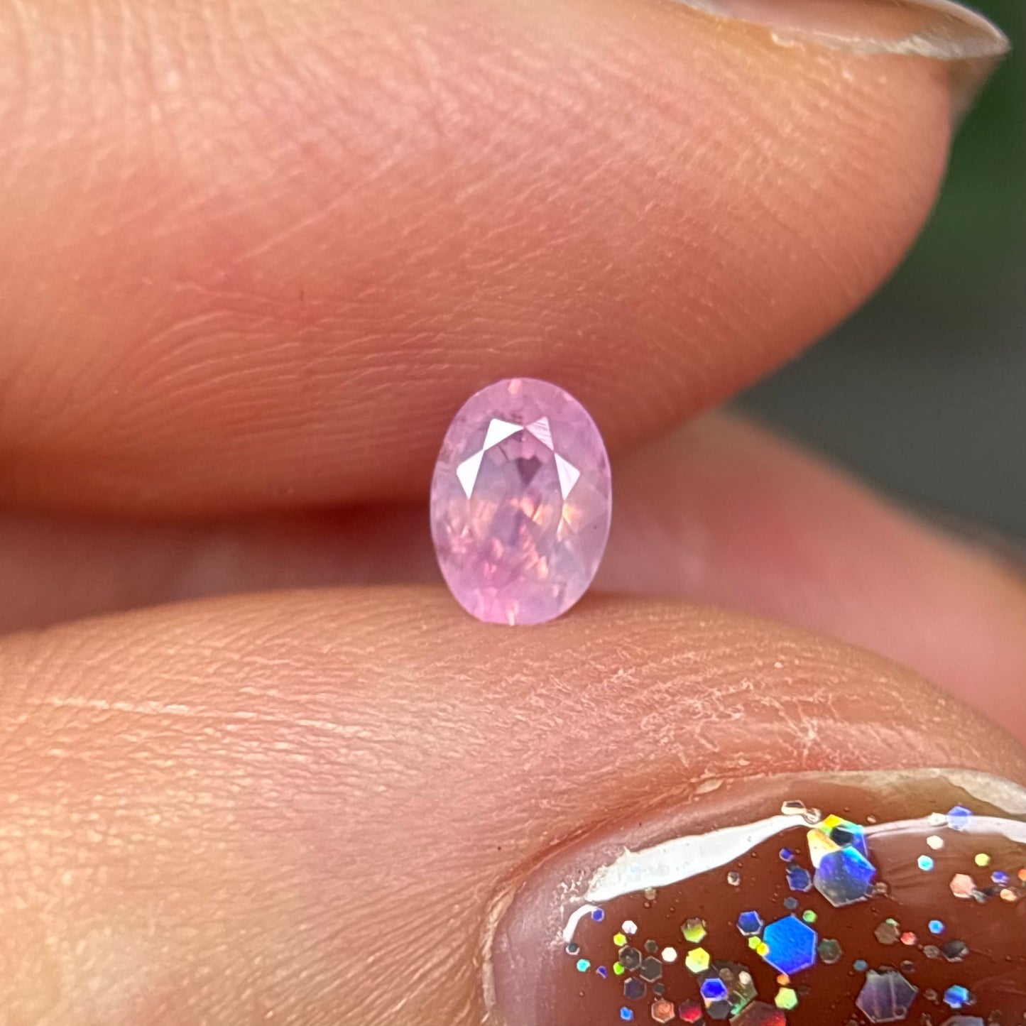 0.38ct Natural Pink Milky Sapphire Vietnam.