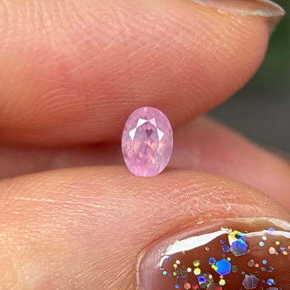 0.38ct Natural Pink Milky Sapphire Vietnam.